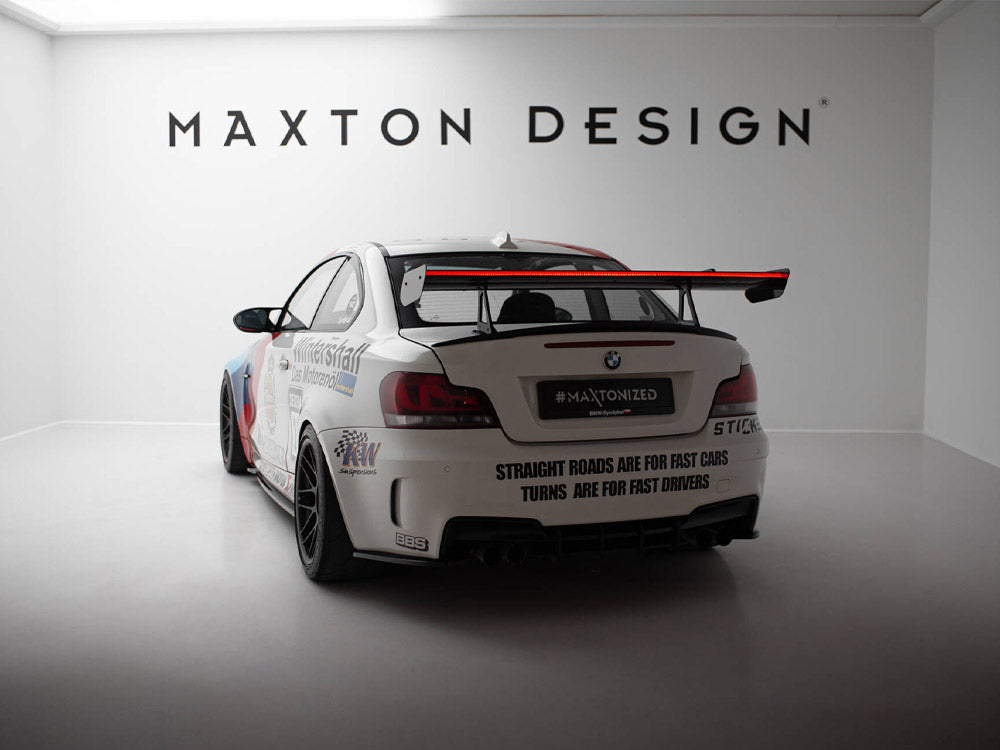 Carbon Spoiler With Upper Swan Mounting + LED BMW 1 M E82