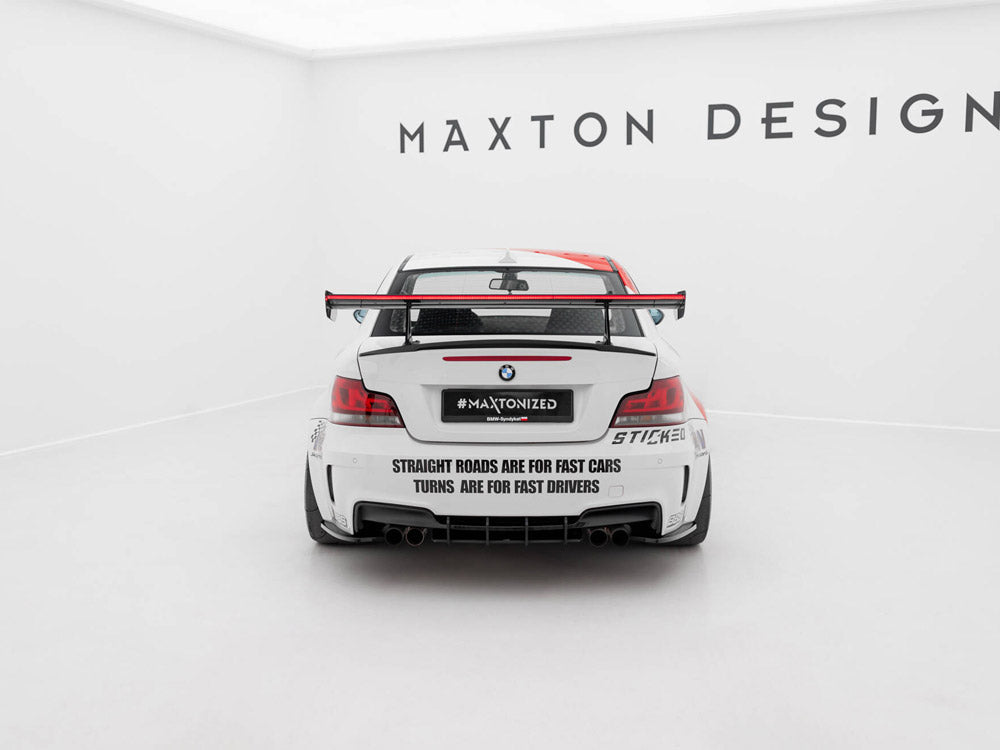 Carbon Spoiler With Upper Swan Mounting + LED BMW 1 M E82