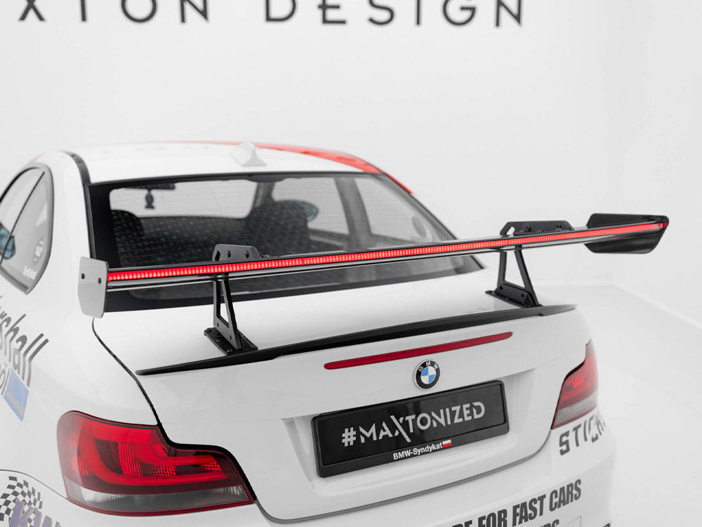 Carbon Spoiler With Upper Swan Mounting + LED BMW 1 M E82