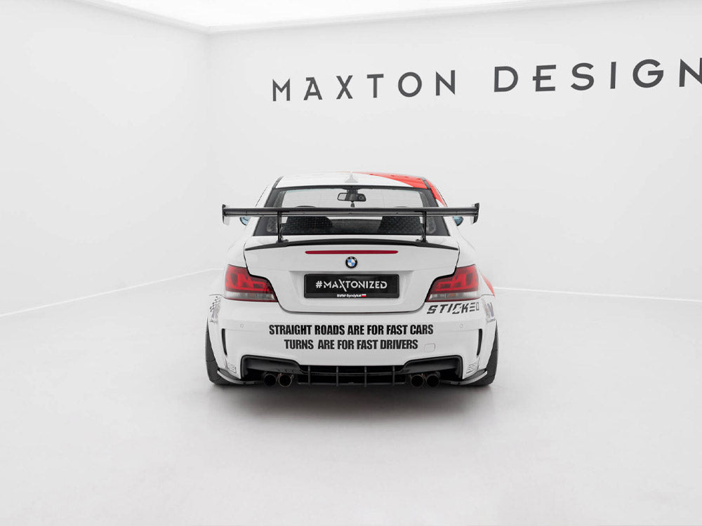 Maxton Design Carbon Spoiler With Internal Brackets Uprights V.2 BMW 1 M E82 - CF-BM-1-82-M-WING5-INT-245-P-2 - Image 3