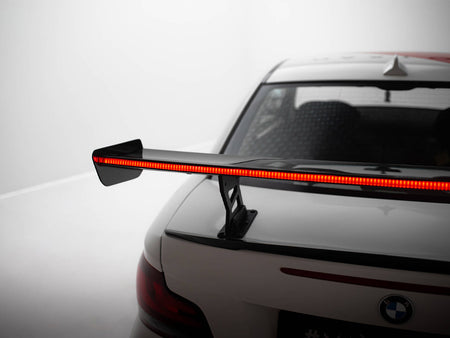 Maxton Design Carbon Spoiler With Internal Brackets Uprights V.2 + LED BMW 1 M E82 - CF-BM-1-82-M-WING5-INT-245-P-2+LED - Image 6