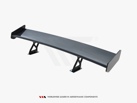 Carbon Spoiler With Internal Brackets Uprights V.2 + LED BMW 1 M E82