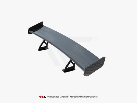 Carbon Spoiler With Internal Brackets Uprights V.2 + LED BMW 1 M E82