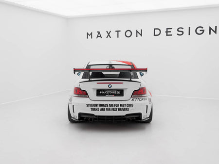 Maxton Design Carbon Spoiler With Internal Brackets Uprights V.1 + LED BMW 1 M E82 - CF-BM-1-82-M-WING5-INT-245-P-1+LED - Image 7