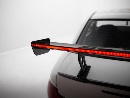 Maxton Design Carbon Spoiler With Internal Brackets Uprights V.1 + LED BMW 1 M E82 - CF-BM-1-82-M-WING5-INT-245-P-1+LED - Image 5