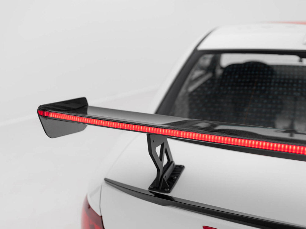 Maxton Design Carbon Spoiler With Internal Brackets Uprights V.1 + LED BMW 1 M E82 - CF-BM-1-82-M-WING5-INT-245-P-1+LED - Image 9