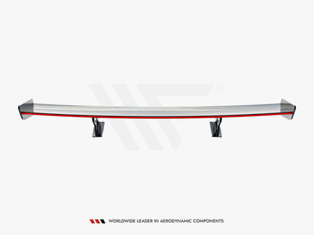 Carbon Spoiler With Internal Brackets Uprights V.1 + LED BMW 1 M E82