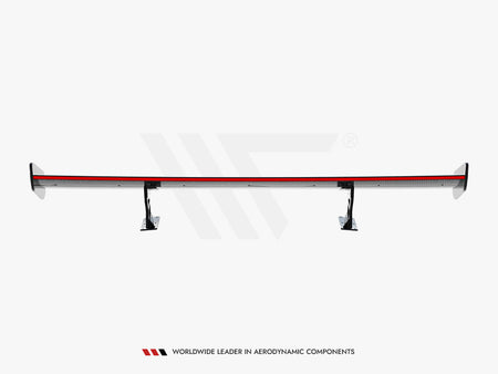 Carbon Spoiler With Internal Brackets Uprights V.1 + LED BMW 1 M E82