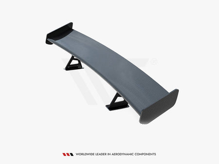 Carbon Spoiler With Internal Brackets Uprights V.1 + LED BMW 1 M E82
