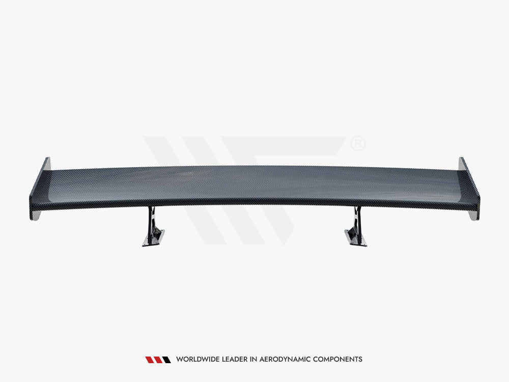 Carbon Spoiler With Internal Brackets Uprights V.1 + LED BMW 1 M E82