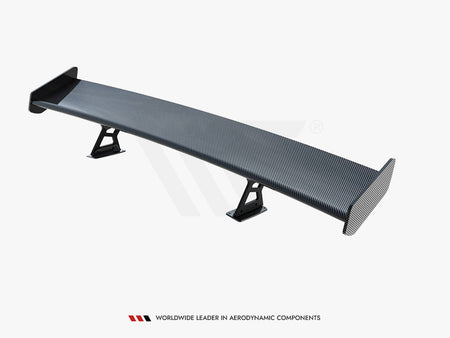 Carbon Spoiler With Internal Brackets Uprights V.1 + LED BMW 1 M E82
