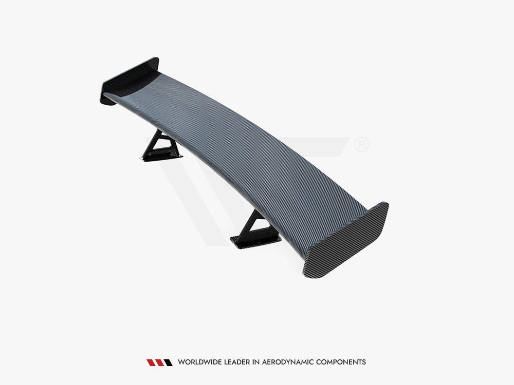 Carbon Spoiler With Internal Brackets Uprights V.1 + LED BMW 1 M E82