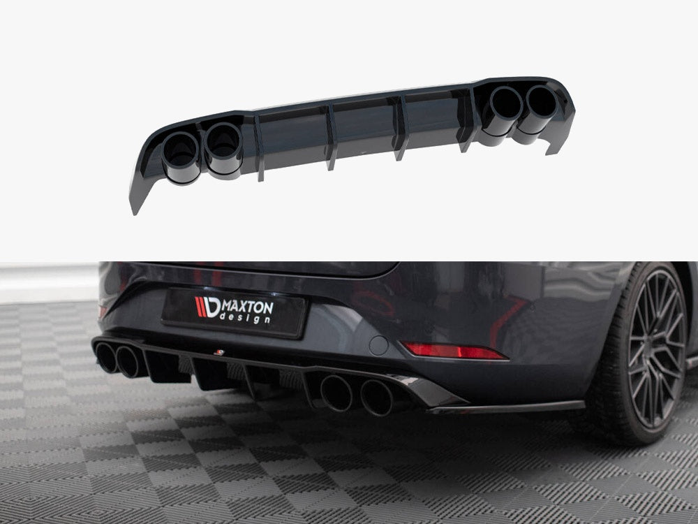 Maxton Design Rear Valance + Exhaust Ends Imitation Seat Leon ST FR Mk4 - SE-LE-4-FR-ST-RS2+ - Image 1