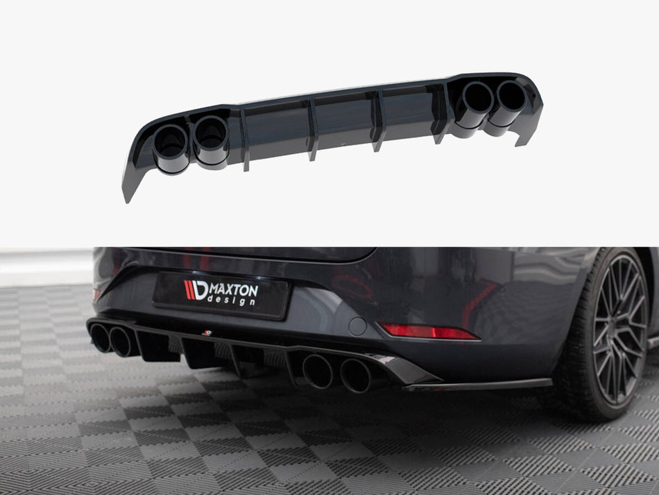 Maxton Design Rear Valance + Exhaust Ends Imitation Seat Leon ST FR Mk4 - SE-LE-4-FR-ST-RS2+ - Image 1
