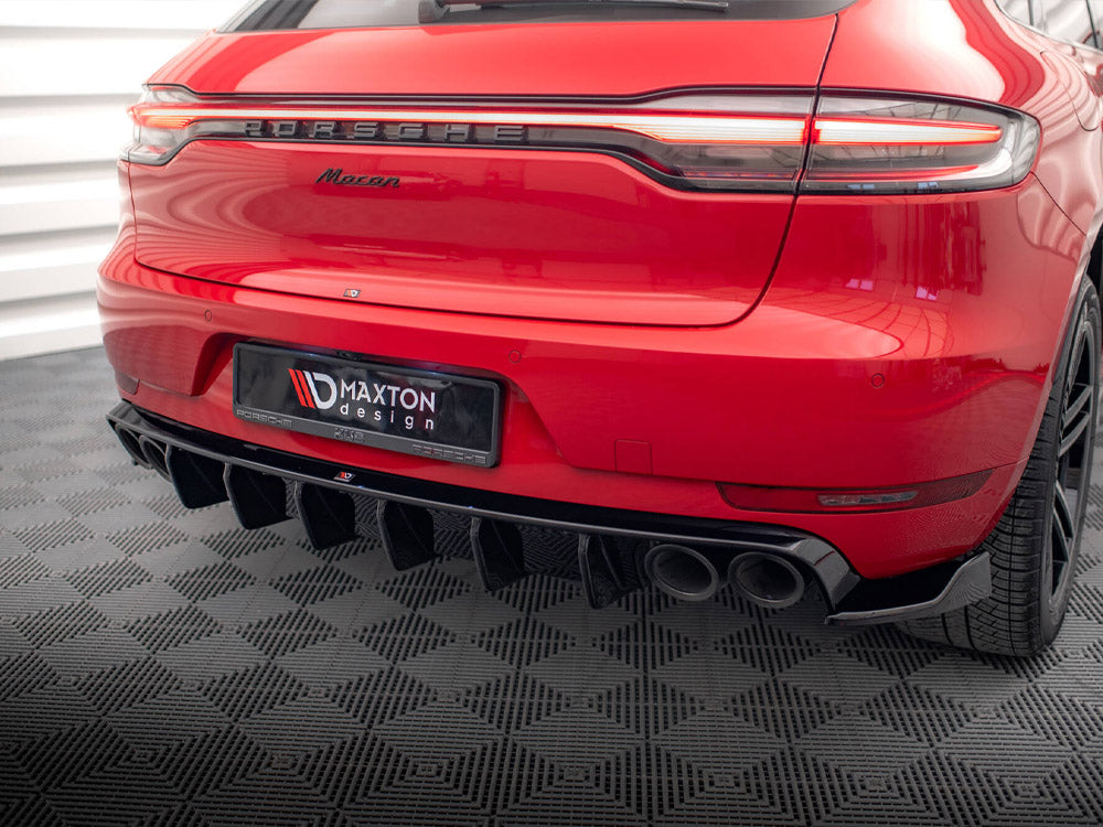 Maxton Design Rear Valance Porsche Macan GTS / Sport Design Mk1 Facelift - PO-MA-1F-RS1GOO_OO+RS1RG - Image 3