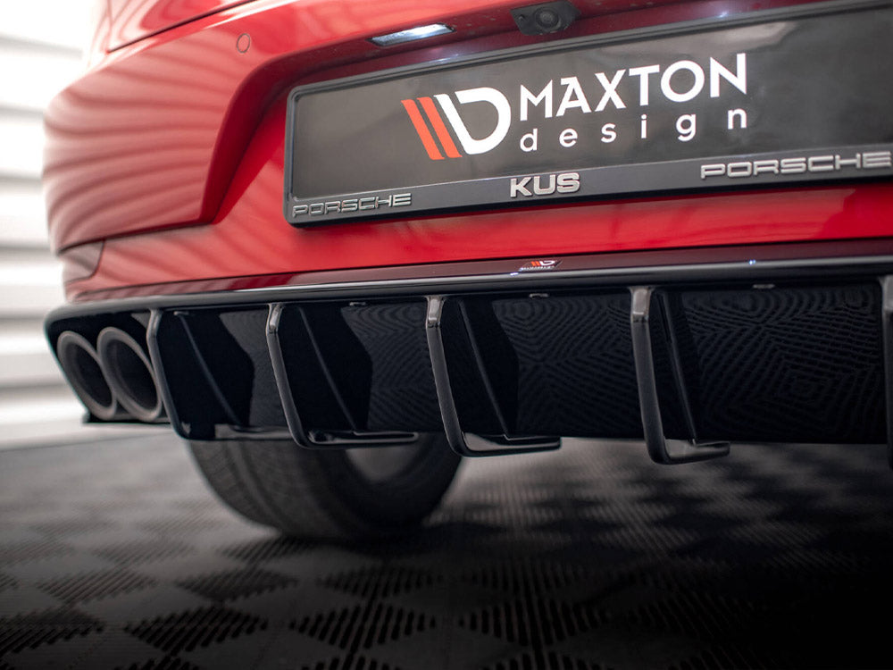 Maxton Design Rear Valance Porsche Macan GTS / Sport Design Mk1 Facelift - PO-MA-1F-RS1GOO_OO+RS1RG - Image 4