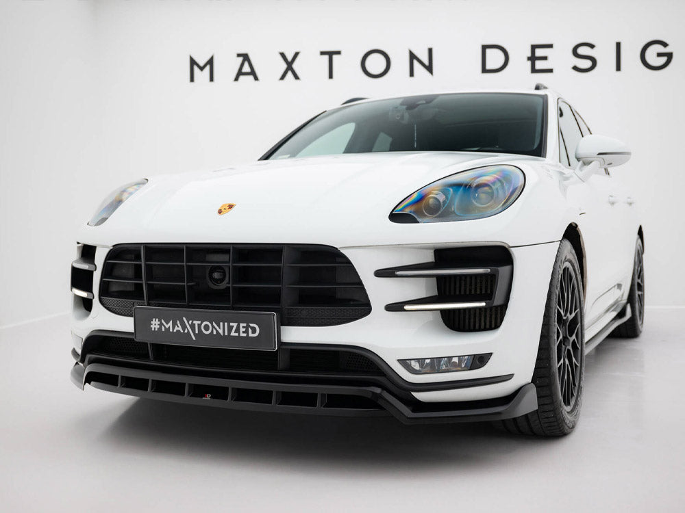 Maxton Design Front Splitter Porsche Macan Turbo Mk1 - PO-MA-1-TURBO-FD1G+FD1RG - Image 2