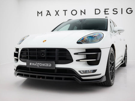 Maxton Design Front Splitter Porsche Macan Turbo Mk1 - PO-MA-1-TURBO-FD1G+FD1RG - Image 2