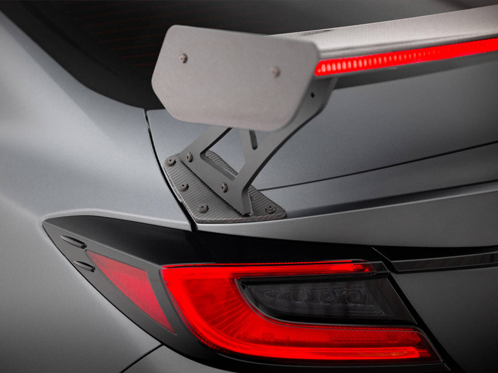 Maxton Design Carbon Spoiler With External Brackets Uprights + LED Toyota GR86 - CF-TO-GR86-1-WING5-EXT-245-P+LED - Image 6