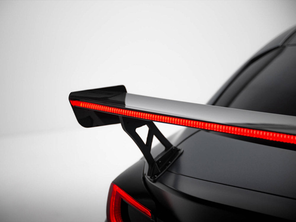 Carbon Spoiler With External Brackets Uprights + LED Toyota GR86