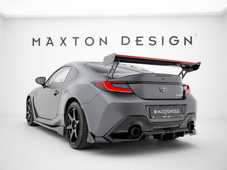 Carbon Spoiler With External Brackets Uprights + LED Toyota GR86