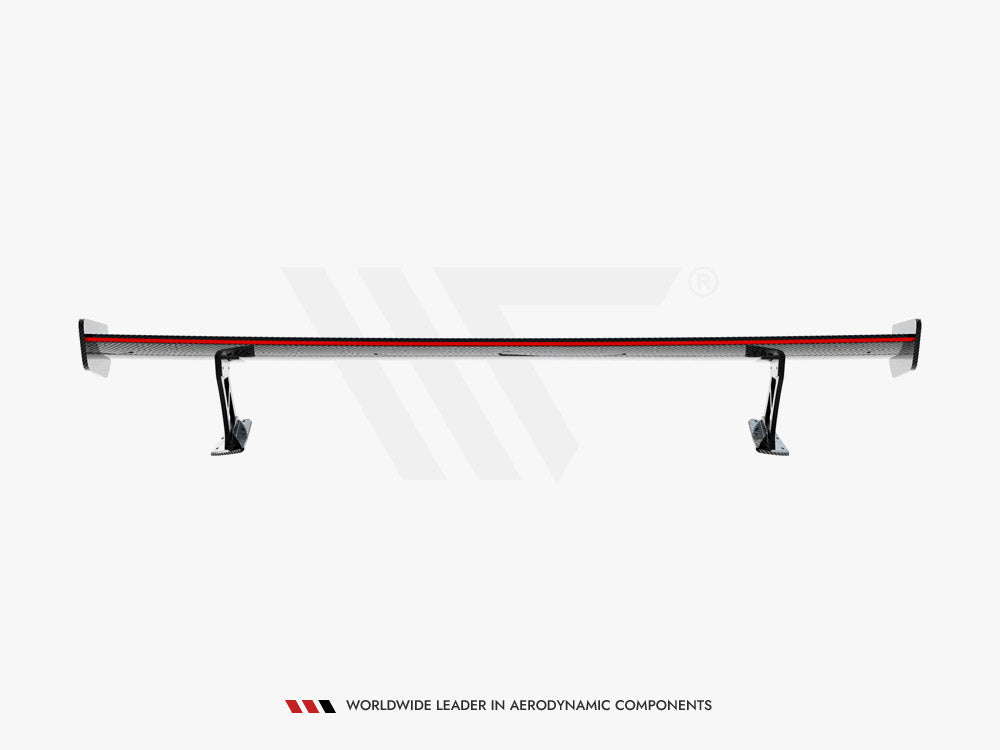 Maxton Design Carbon Spoiler With External Brackets Uprights + LED Toyota GR86 - CF-TO-GR86-1-WING5-EXT-245-P+LED - Image 13