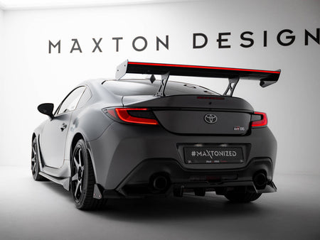 Carbon Spoiler With Internal Brackets Uprights + LED Toyota GR86