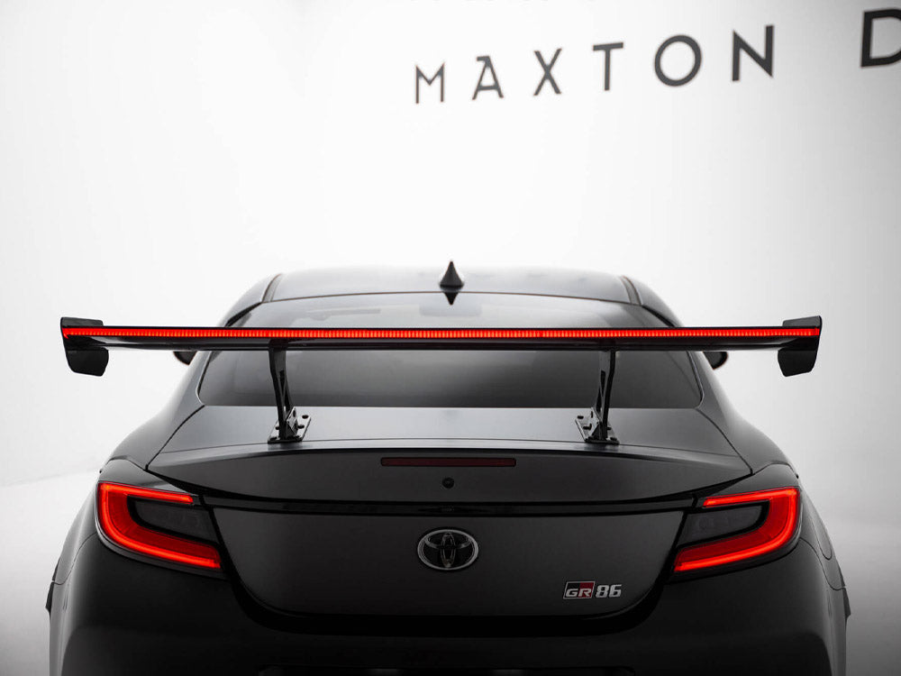 Carbon Spoiler With Internal Brackets Uprights + LED Toyota GR86