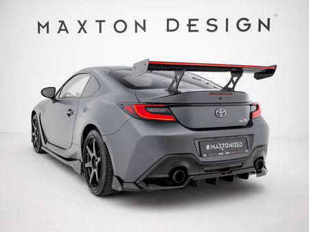 Carbon Spoiler With Internal Brackets Uprights + LED Toyota GR86