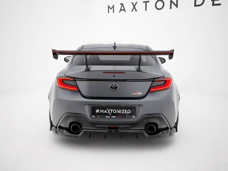Carbon Spoiler With Internal Brackets Uprights + LED Toyota GR86