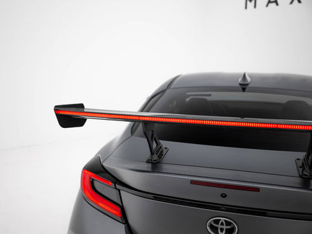 Carbon Spoiler With Internal Brackets Uprights + LED Toyota GR86