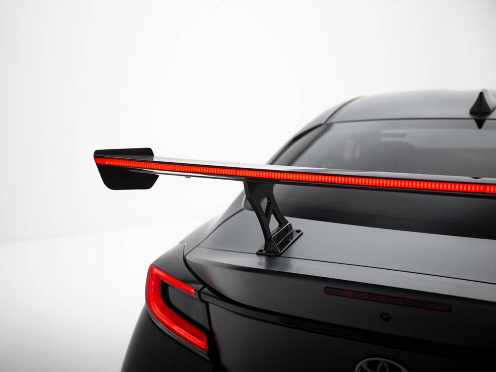 Carbon Spoiler With Internal Brackets Uprights + LED Toyota GR86