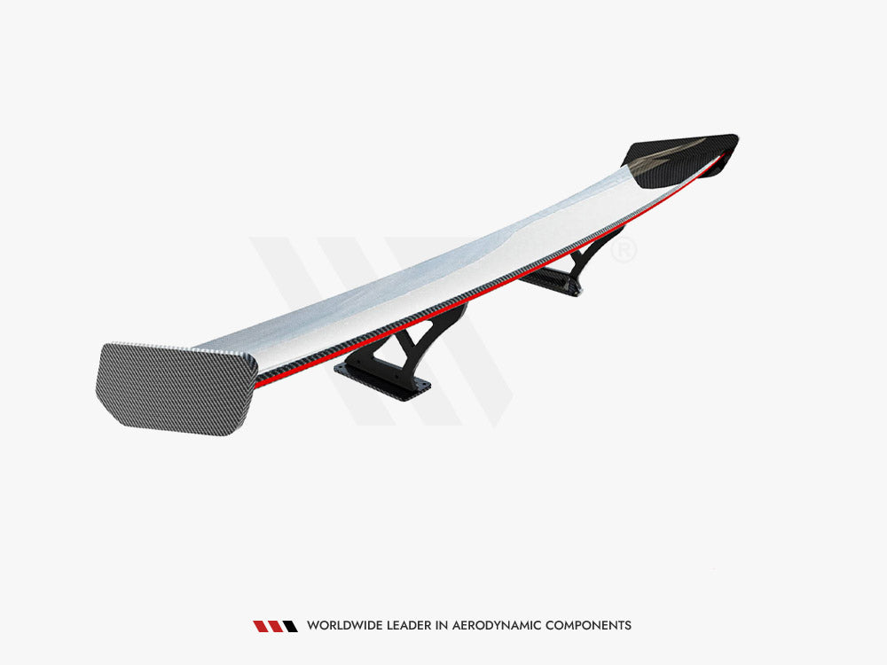 Carbon Spoiler With Internal Brackets Uprights + LED Toyota GR86