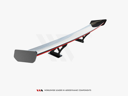 Carbon Spoiler With Internal Brackets Uprights + LED Toyota GR86