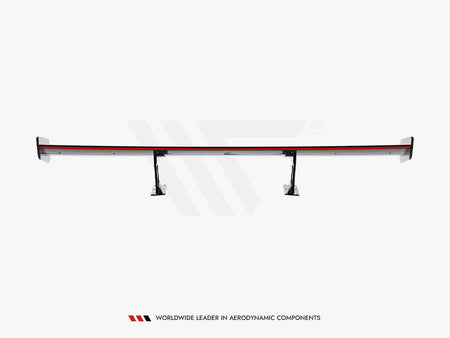Carbon Spoiler With Internal Brackets Uprights + LED Toyota GR86