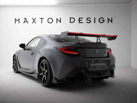 Maxton Design Carbon Spoiler With Upper Swan Mounting + LED Toyota GR86 - CF-TO-GR86-1-WING5-UPP-245-P+LED - Image 2