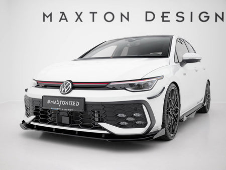 Maxton Design Front Flaps Volkswagen Golf GTI / GTE / R-Line Mk8 Facelift - VWGO8FGTICNC-FSF1G - Image 2