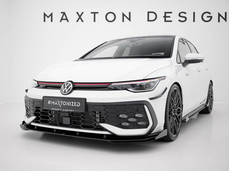 Maxton Design Front Flaps Volkswagen Golf GTI / GTE / R-Line Mk8 Facelift - VWGO8FGTICNC-FSF1G - Image 2