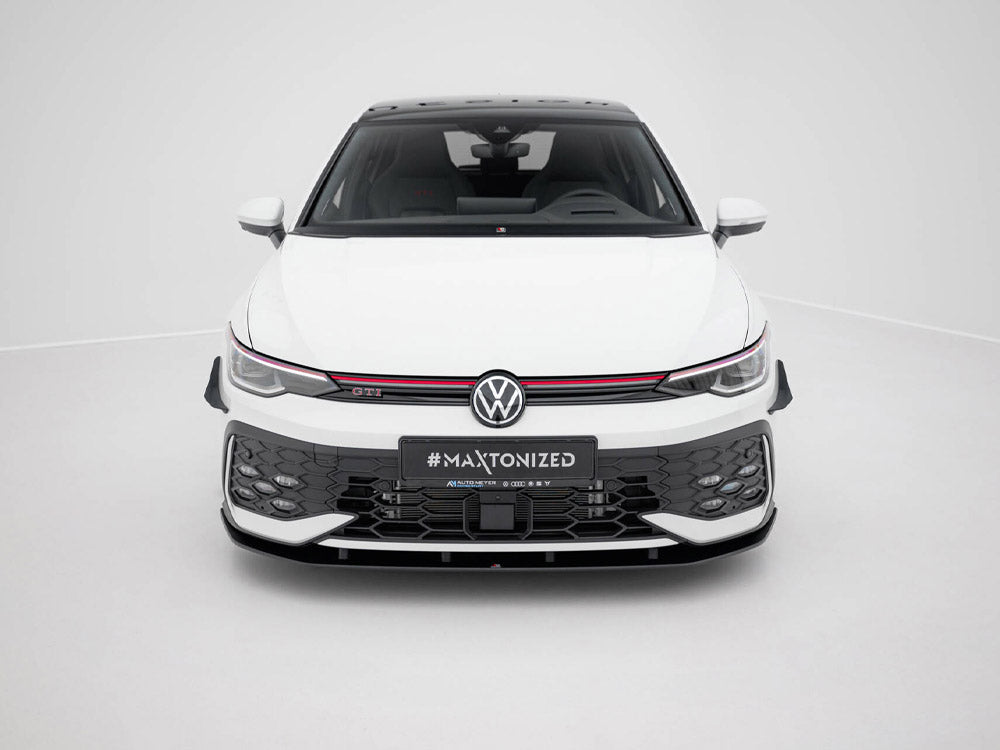 Maxton Design Street PRO Front Splitter Volkswagen Golf GTI / GTE / R-Line Mk8 Facelift - VWGO8FGTICNC-FD1B - Image 3