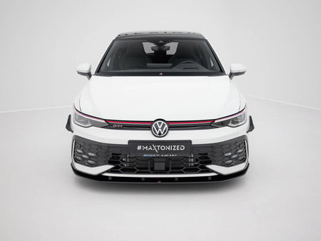 Maxton Design Street PRO Front Splitter Volkswagen Golf GTI / GTE / R-Line Mk8 Facelift - VWGO8FGTICNC-FD1B - Image 3