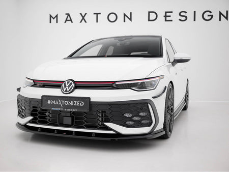 Maxton Design Front Splitter V.5 Volkswagen Golf GTI / GTE / R-Line Mk8 Facelift - VW-GO-8F-GTI-FD5G - Image 2
