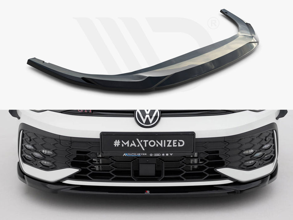 MAXTON DESIGN Front Splitter V.4 Volkswagen Golf GTI / GTE / R-Line Mk8 Facelift