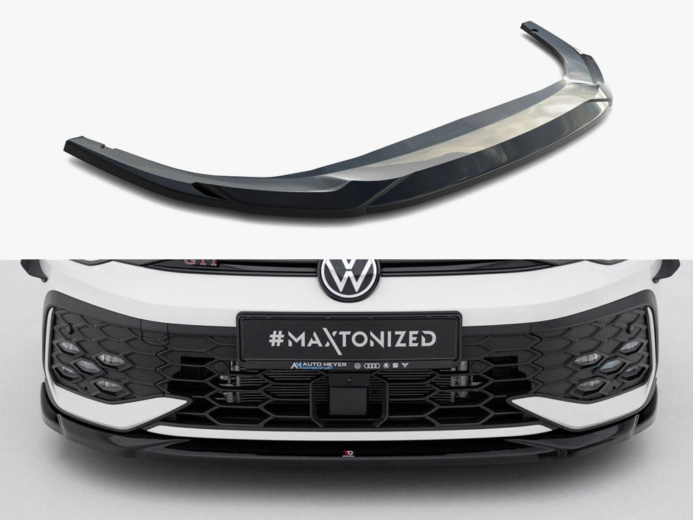 Maxton Design Front Splitter V.4 Volkswagen Golf GTI / GTE / R-Line Mk8 Facelift - VW-GO-8F-GTI-FD4G - Image 1
