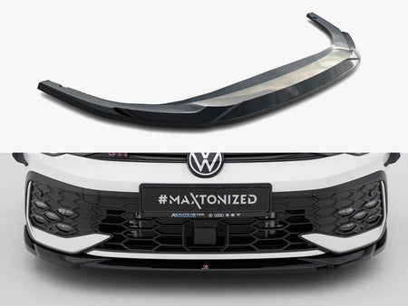 Maxton Design Front Splitter V.4 Volkswagen Golf GTI / GTE / R-Line Mk8 Facelift - VW-GO-8F-GTI-FD4G - Image 1
