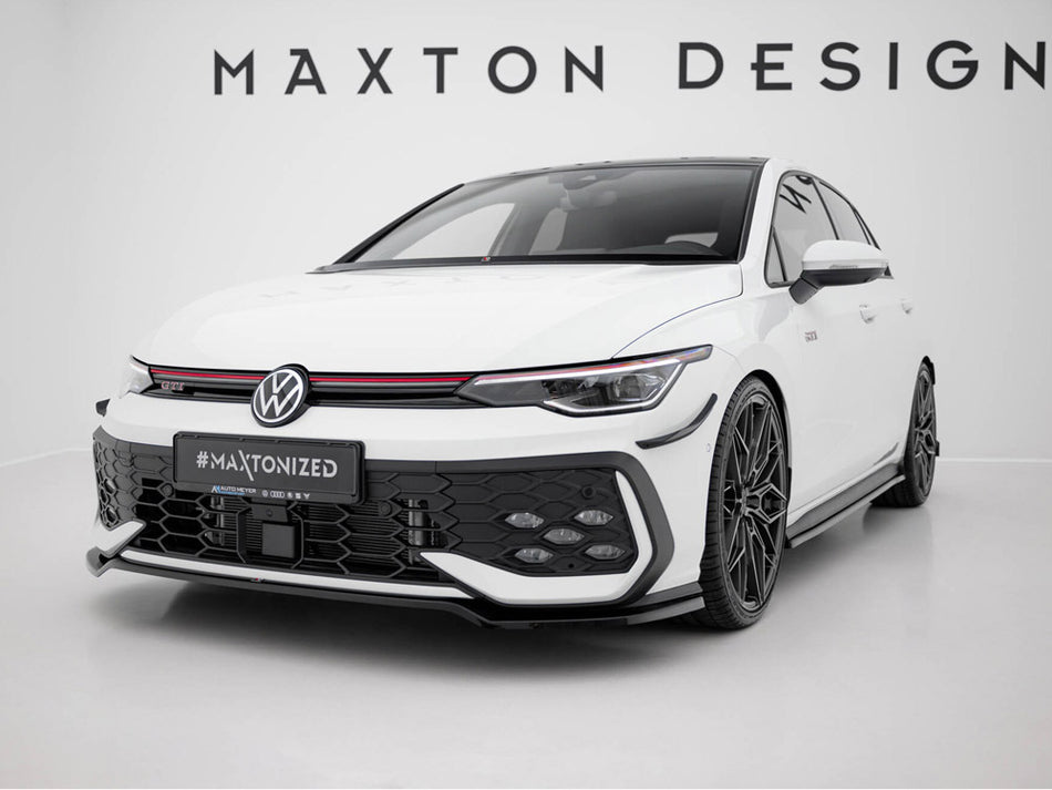 Maxton Design Front Splitter V.3 Volkswagen Golf GTI / GTE / R-Line Mk8 Facelift - VW-GO-8F-GTI-FD3G - Image 2