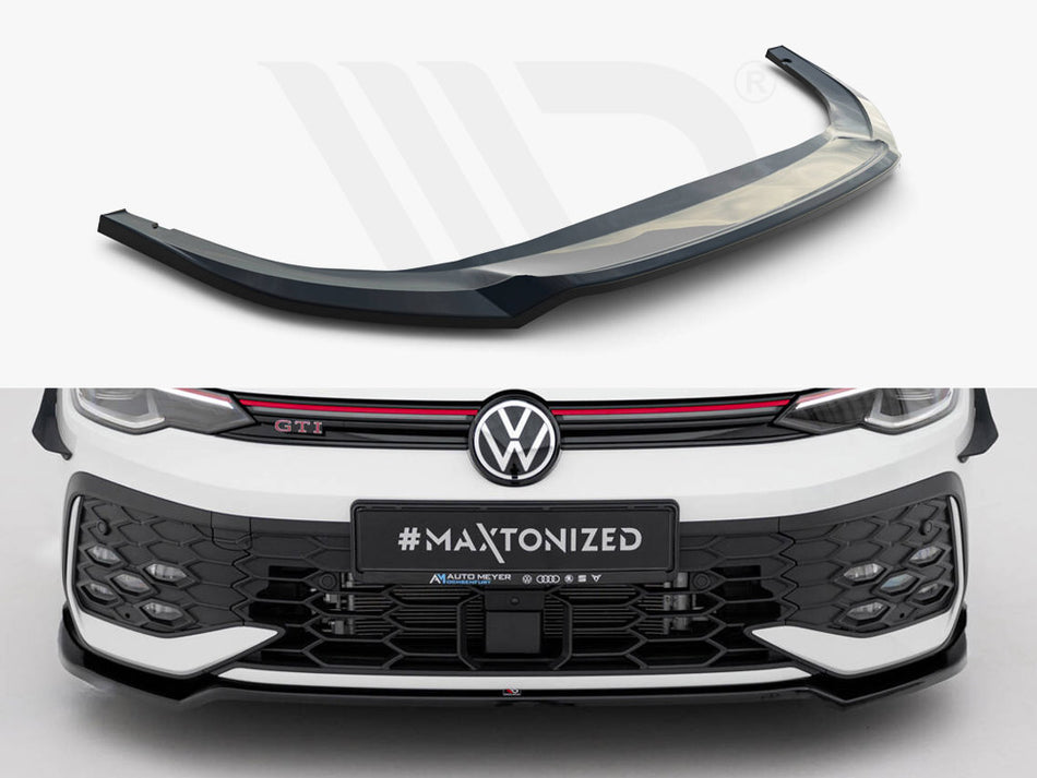 MAXTON DESIGN Front Splitter V.3 Volkswagen Golf GTI / GTE / R-Line Mk8 Facelift