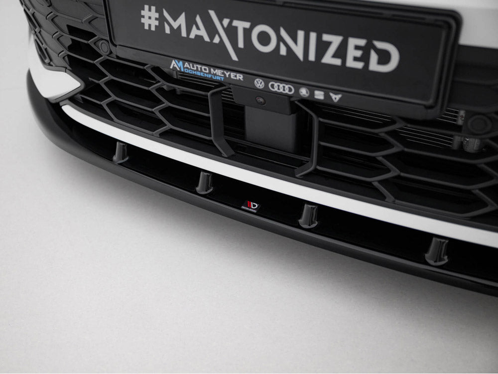 Maxton Design Front Splitter V.1 Volkswagen Golf GTI / GTE / R-Line Mk8 Facelift - VW-GO-8F-GTI-FD1G - Image 4