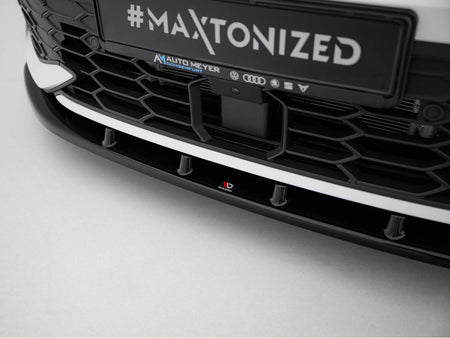 Maxton Design Front Splitter V.1 Volkswagen Golf GTI / GTE / R-Line Mk8 Facelift - VW-GO-8F-GTI-FD1G - Image 4