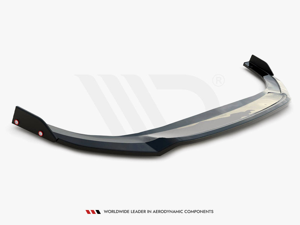 Maxton Design Front Splitter V.3 + Flaps Volkswagen Golf GTI / GTE / R-Line Mk8 Facelift - VW-GO-8F-GTI-FD3G+FSF1B - Image 5