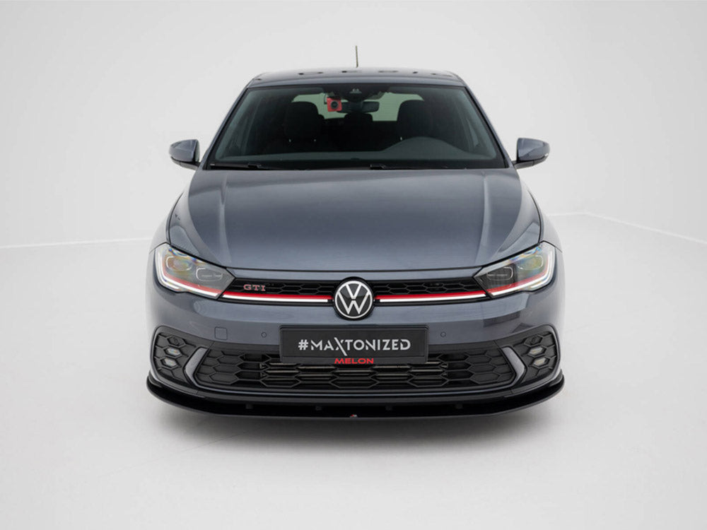 Maxton Design Street PRO Front Splitter Volkswagen Polo GTI Mk6 Facelift - VWPO6FGTICNC-FD1B - Image 3